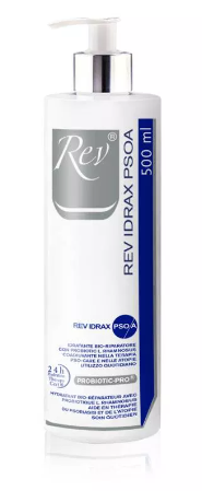 REV Idrax PSOA Fluido Corpo Idratante per Psoriasi e Dermatiti 500ml